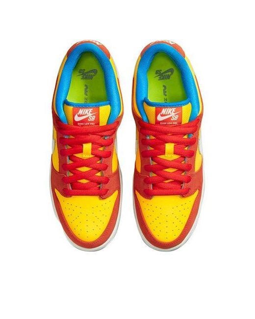 Nike Blue Sb Dunk Low Pro 'Bart Simpson' for men
