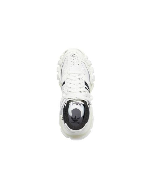 Balenciaga White X Adidas Originals Track Forum Sneakers for men
