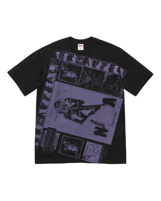 Supreme Black Collage T-Shirt for men