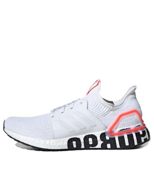 Adidas White David Beckham X Ultraboost 2019 'Triple Crown 20Th Anniversary' for men