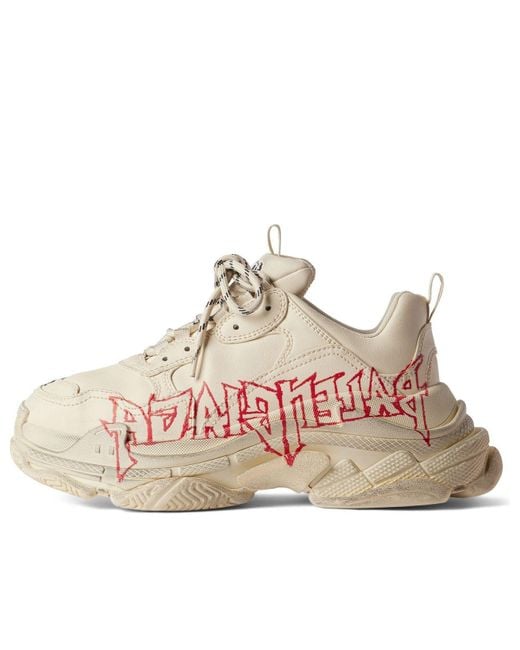 Balenciaga Pink (Wmns) Triple S Diy Metal