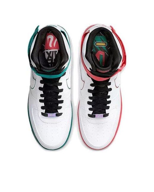 Nike Red Air Force 1 High '07 Lv8 'China Hoop Dreams' for men