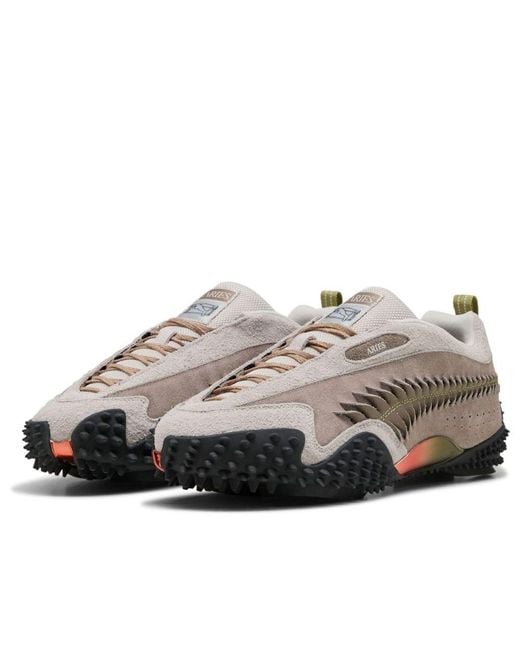 PUMA Gray X Aries Mostro Suede' for men