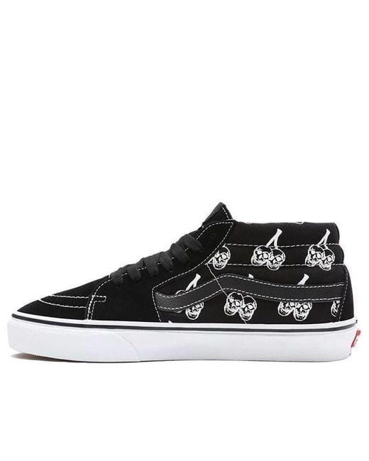 Vans Black Sk8-Mid (New Varsity) for men