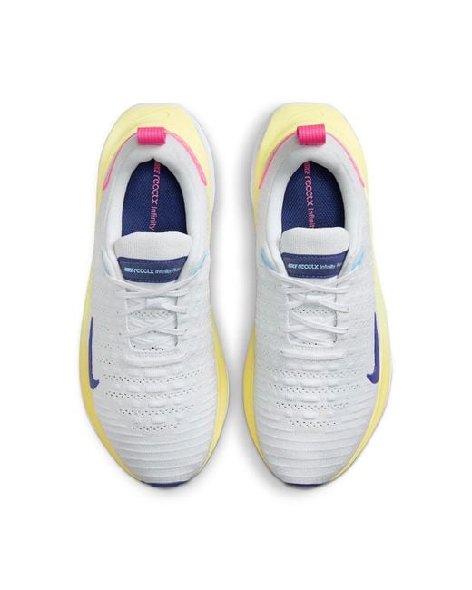 Nike White (Wmns) Reactx Infinity Run 4 'Photon Dust Royal'