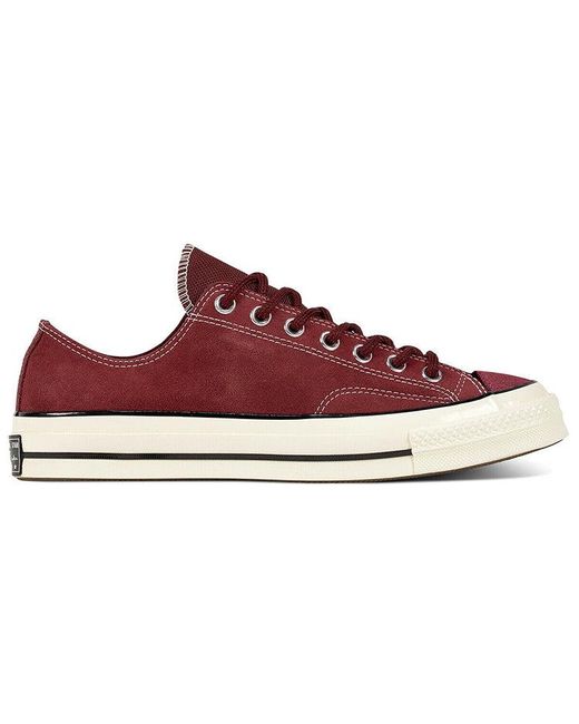Converse Brown Chuck Taylor All Star 1970S Low Top Burgundy//Egret for men