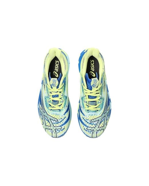 Asics Blue Noosa Tri 15 (Waterscape/Electric Lime) Shoes for men