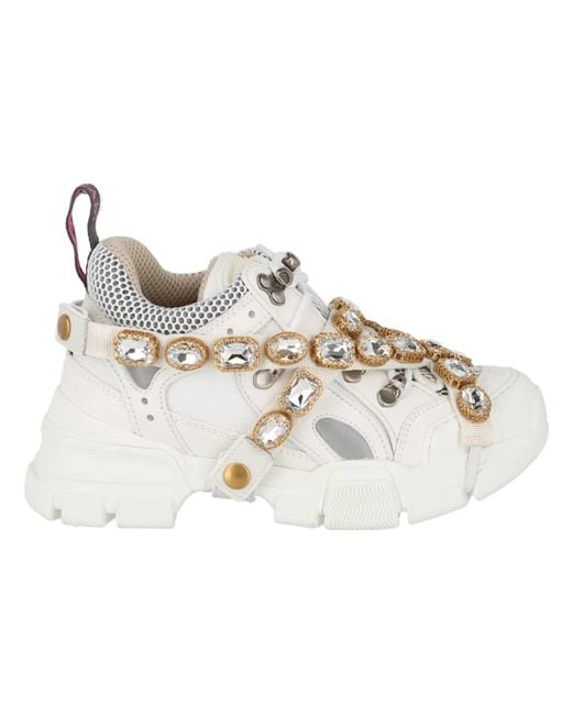 Gucci White (Wmns) Flashtrek Crystals