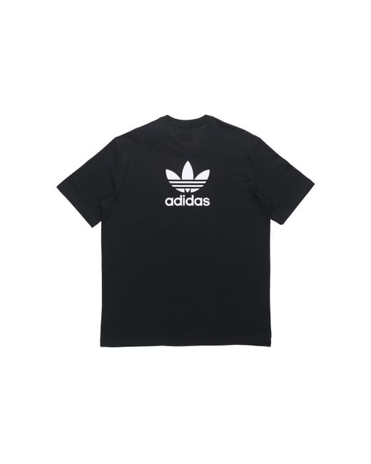 Adidas Black Originals B+F Trefoil Tee Logo Tee for men