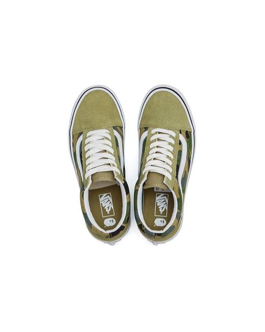 Vans Green Bape X Old Skool 36 Dx Camo' for men