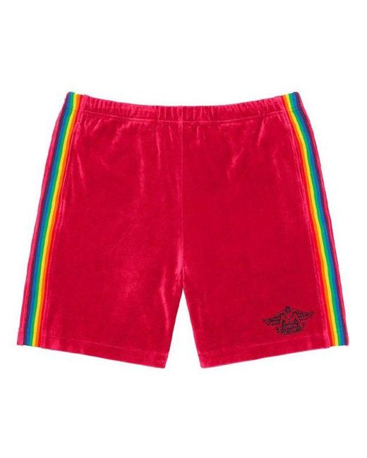 Supreme Red Ss21 Week 4 X Hysteric Glamour Velour Short for men