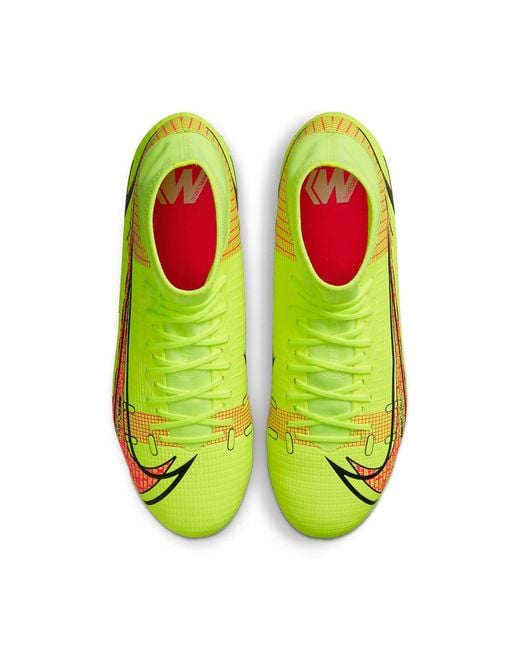 Nike Green Mercurial Superfly 8 Academy Ag Artificial Grass for men