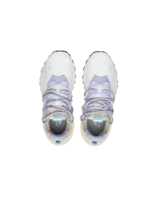 Li-ning White (Wmns) Plus 'Smoke'
