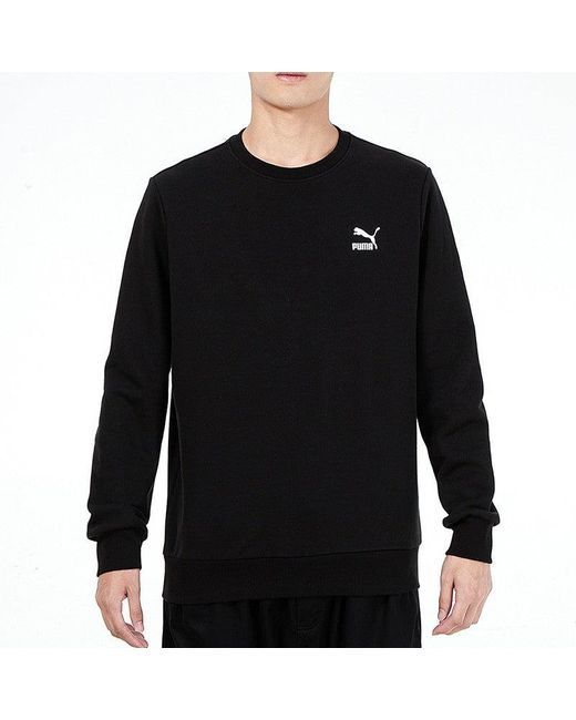 PUMA Black Classics Graphic Long Sleeve T-Shirt for men
