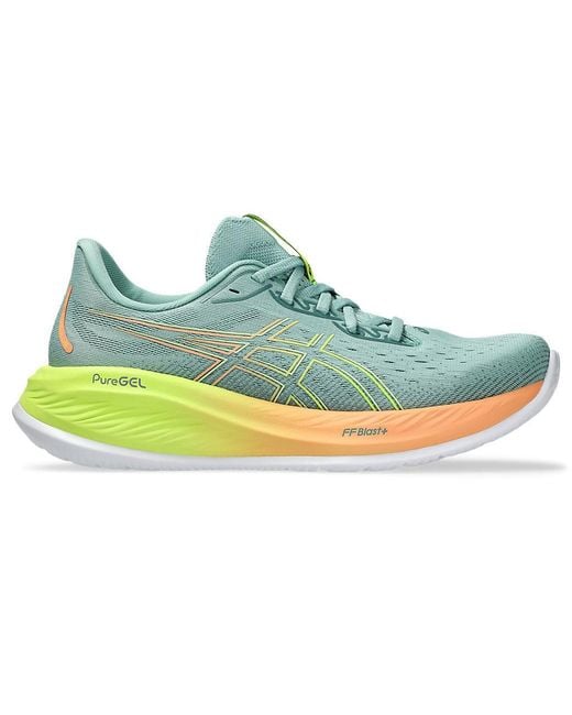 Asics Blue Gel-Cumulus 26 Paris (Light Celadon/Safety) Running Shoes