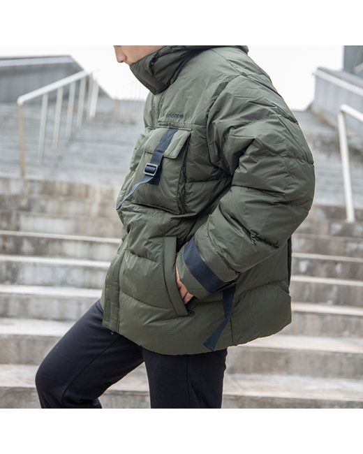 Adidas Green Originals Utility Duck Down Winter Jacket for men
