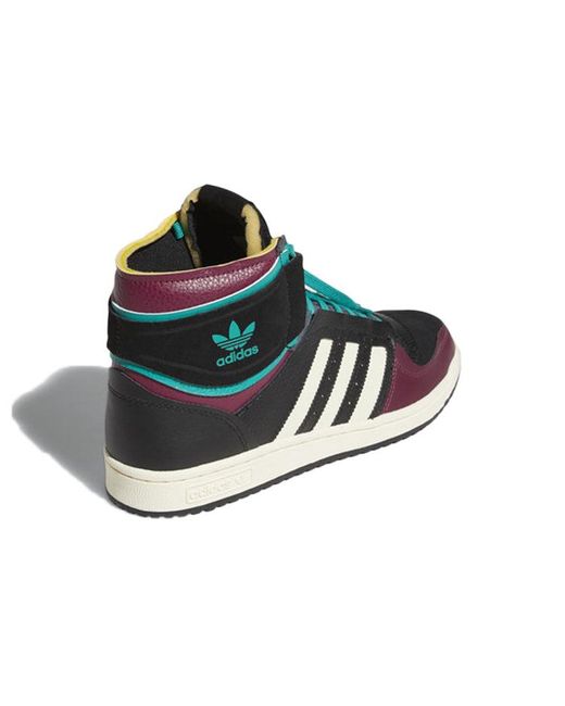 Adidas Blue Top Ten De Burgundy' for men