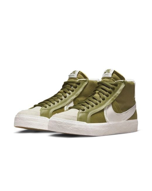 Nike Green Zoom Blazer Mid Premium Plus Sb for men