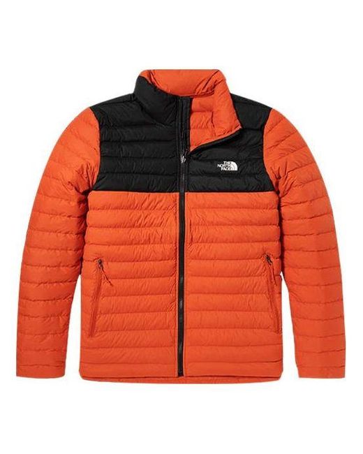 The North Face Orange Nuptse Jacket 700 for men