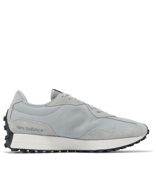 New Balance White 327 'Raincloud Suede' for men