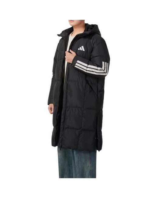 Adidas Black Long Down Jkt Asia Sizing for men