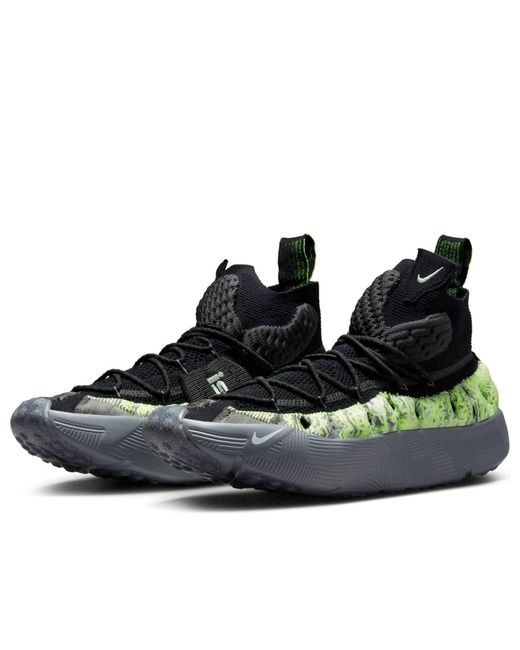 Nike Black Ispa Sense Flyknit Neon' for men