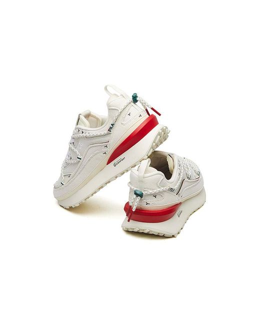 Fila White (Wmns) Fila Jogger Dx Xmas Low Chunky Sneakers Gs