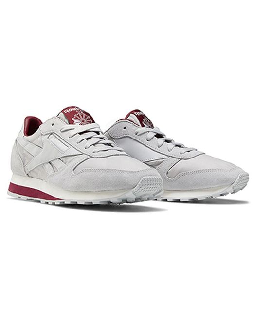 Reebok White Classic Leather Az Merlot' for men