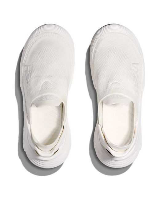 Hoka One One White Restore Tc for men