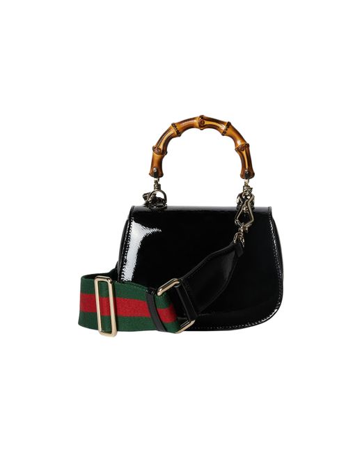 Gucci Black (Wmns) Bamboo 1947 Mini Top Handle Bag