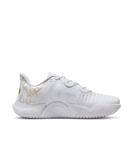 Nike White (Wmns) X Naomi Osaka Court Air Zoom Gp Turbo Metallic'