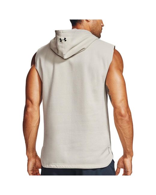 Under Armour Gray Sleeveless Fleece Versatile Jumper for men