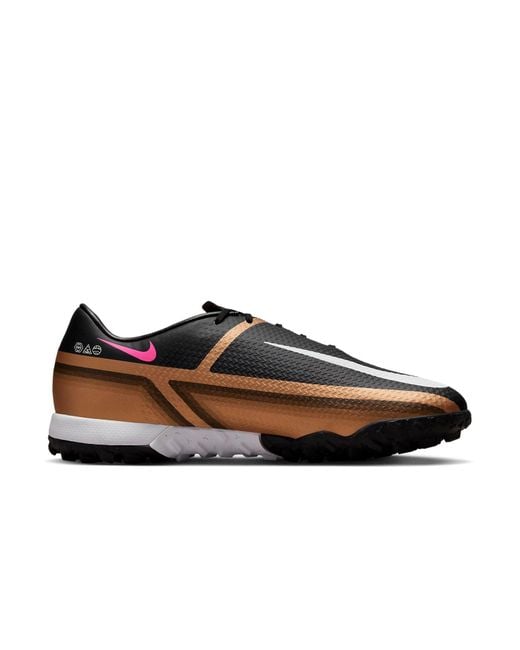 Nike Black Phantom Gt2 Academy Tf 'Metallic Copper' for men