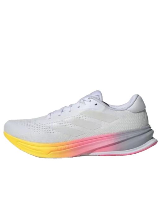 Adidas White Supernova Rise 'Cloud Crystal Lucid' for men