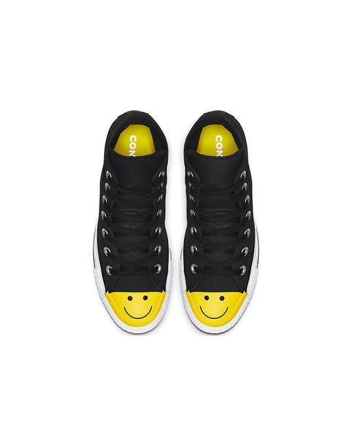 Converse Blue Chuck Taylor All Star High 'Smiley Face for men