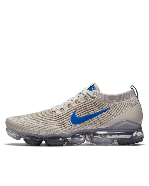 Nike Gray Air Vapormax 3.0 'Light Bone Royal' for men
