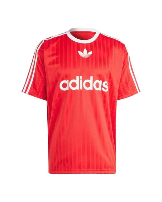Adidas Red Adicolor T-shirt for men