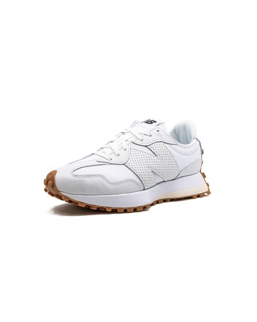New Balance White (Wmns) 327 'Sea Salt Gum'
