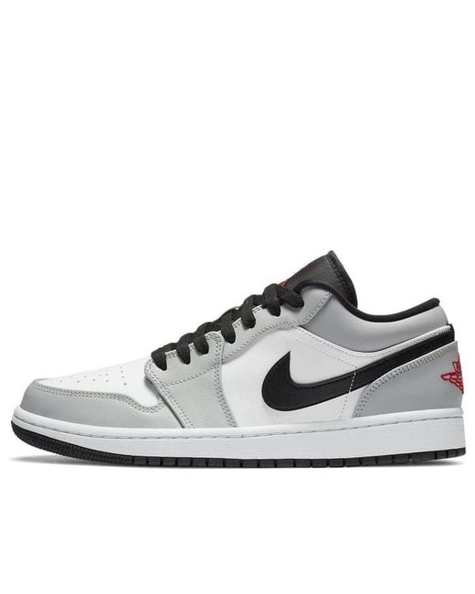 Nike White 1 Low 'Light Smoke' for men