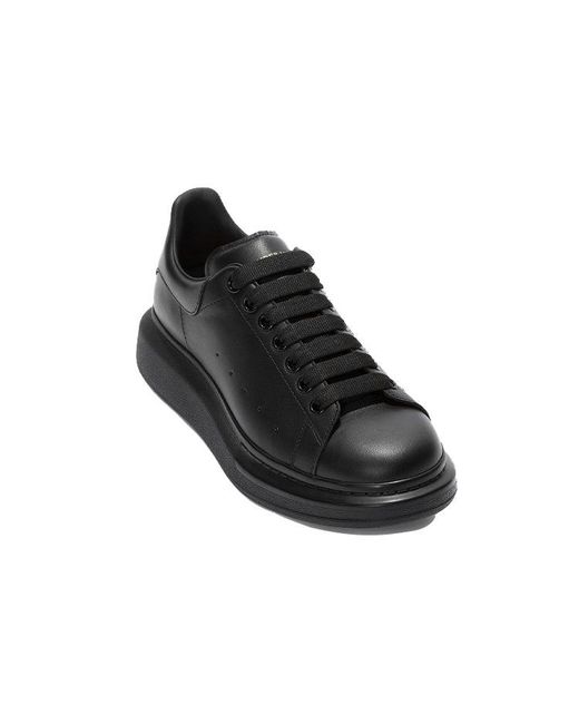 McQueen Black Oversized Sneaker 'Pure' for men