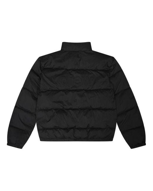 Drew House Black Standing Collar Puffer Jacket for men