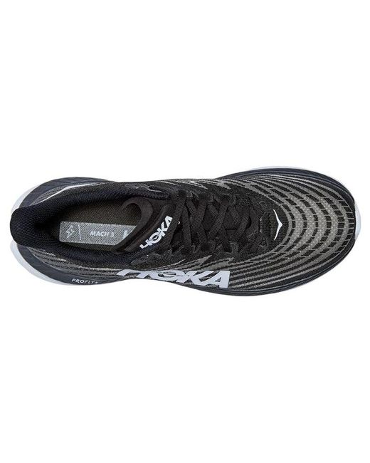 Hoka One One Black Mach 5 Castlerock' for men