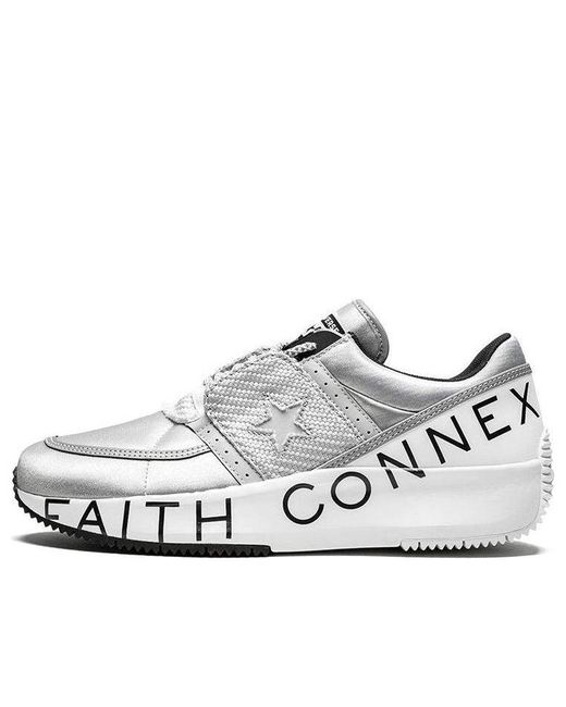Converse White (Wmns) Run Star X Faith Connexion Low Top Metal