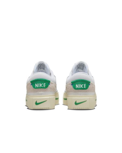 Nike White (Wmns) Court Legacy Lift Stadium'