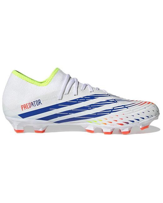 Adidas White Predator Edge.3 Hg Ag for men