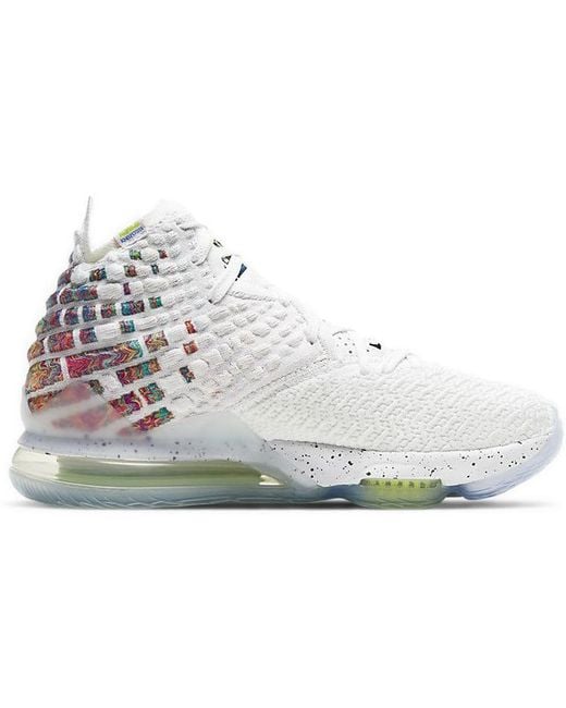 Nike White Lebron 17 Ep 'Air Command Force' for men