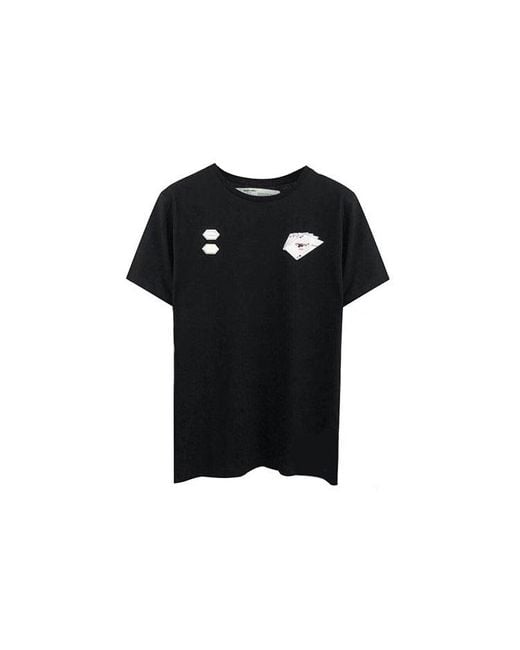 Off-White c/o Virgil Abloh Black C/O Virgil Abloh Hand Card Over Tee for men