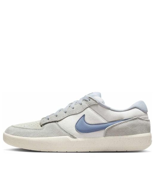 Nike White Sb Force 58 Ashen Slate Wolf' for men