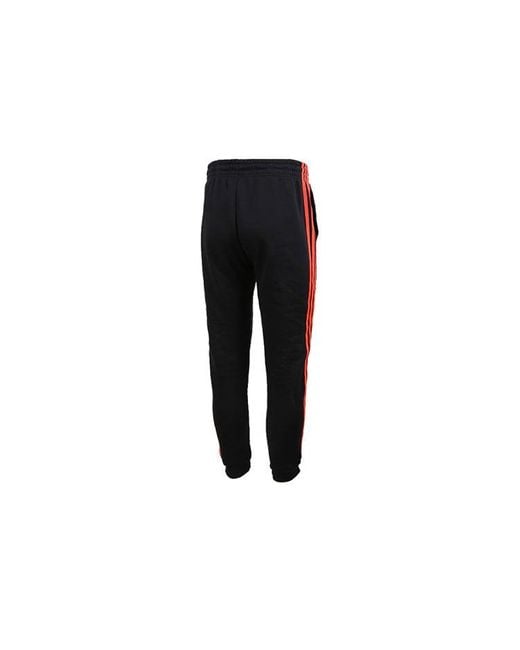 Adidas Black Stay Warm Windproof Casual Knit Long Pants for men