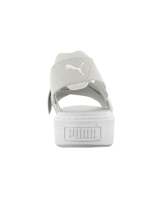 PUMA White (Wmns) Platform Sandal